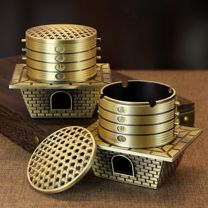纯黄铜《蒸蒸日上》香炉檀香熏香沉香炉茶道工艺品烟灰缸摆件装饰,家居饰品,装饰烟灰缸,淘宝优惠券,粉丝福利购,淘宝优惠卷