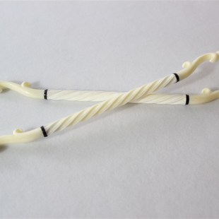 绣眼鸟笼配件 精品牛骨绞丝凤头跳棍 站棍 适合绣眼方笼专用一副