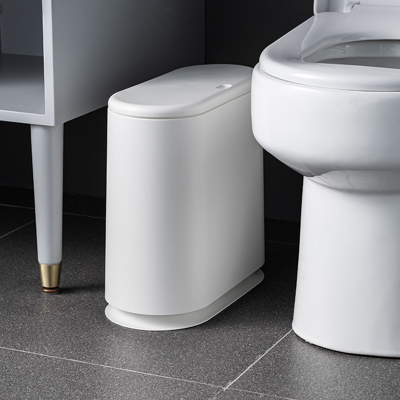 垃圾桶卫生间夹缝专用厨房家用2022新款按压式大容量厕所有盖纸篓