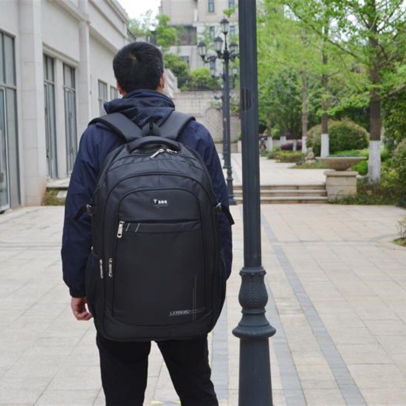 双肩包女2022新款夏季旅行牛津布背包女男百搭时尚运动版80升大包