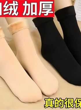 唐狮集团DESSO加绒加厚雪地袜防冻保暖新款秋冬中筒袜