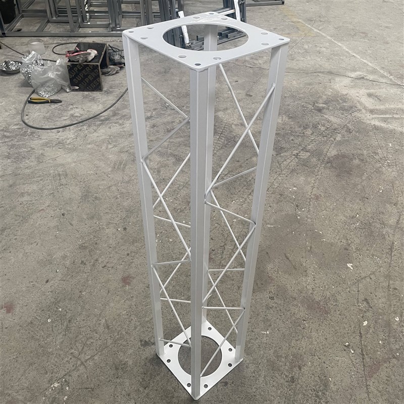 方管固定桁架白色烤漆桁架舞台背景架婚庆桁架广告架钢铁展架