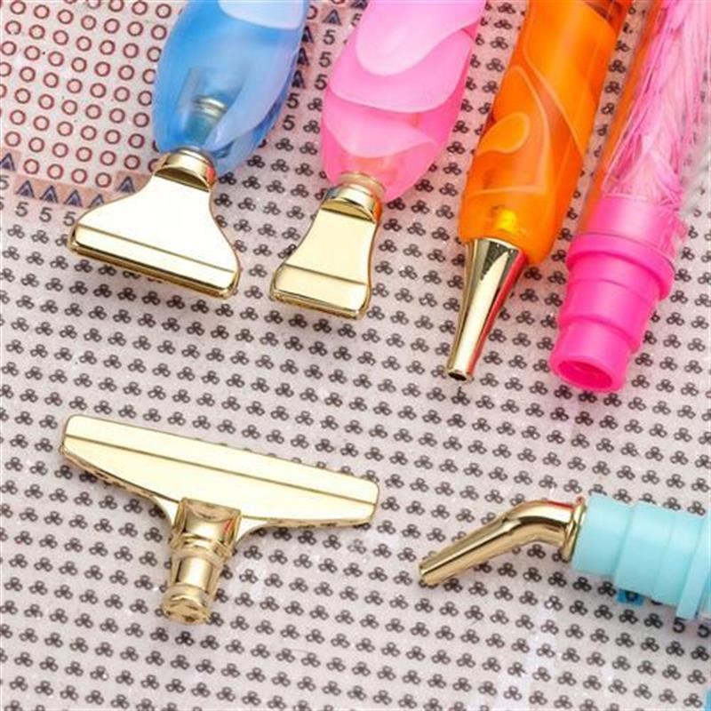 7Pcs/Set Resin Diamond Pawinting Pen Eco-friendly Alloy Repl