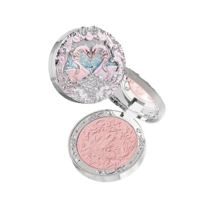 Flower Knows Swan Ballet Velvet Embossed NBlush Matte Makeup