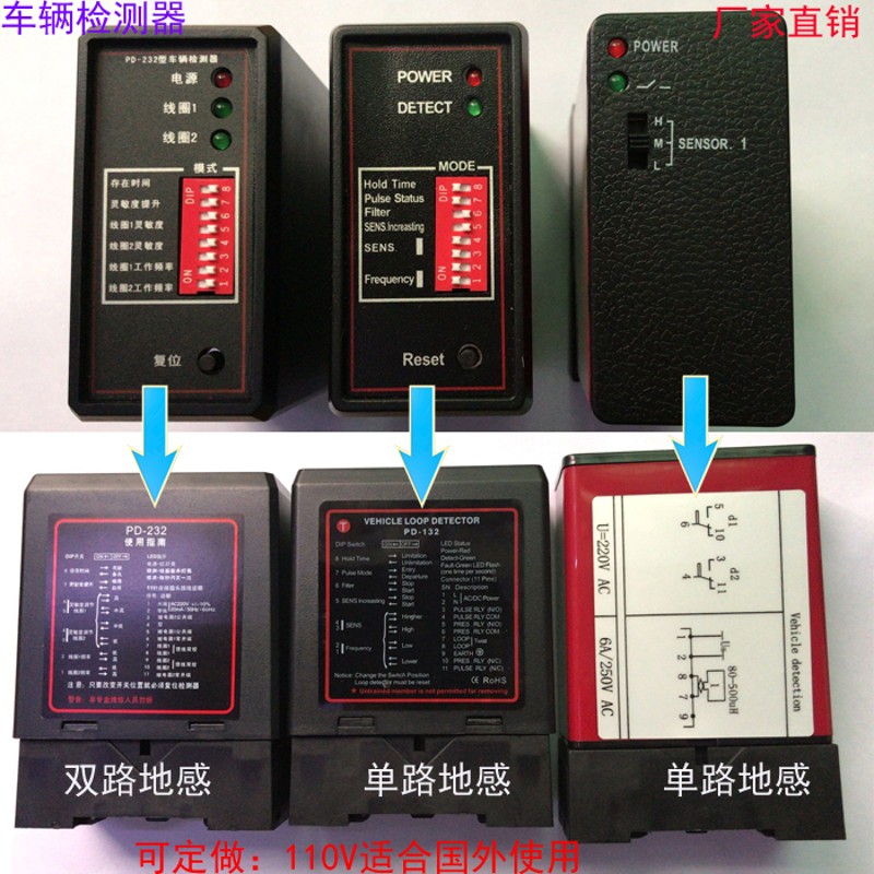 PD23地感 工业级车辆检测器 地感防砸检测器 PD2地感