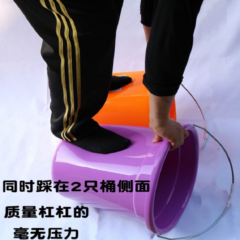 加厚耐摔塑料手提水桶家用洗衣桶子储水桶洗车圆桶加大号洗澡桶