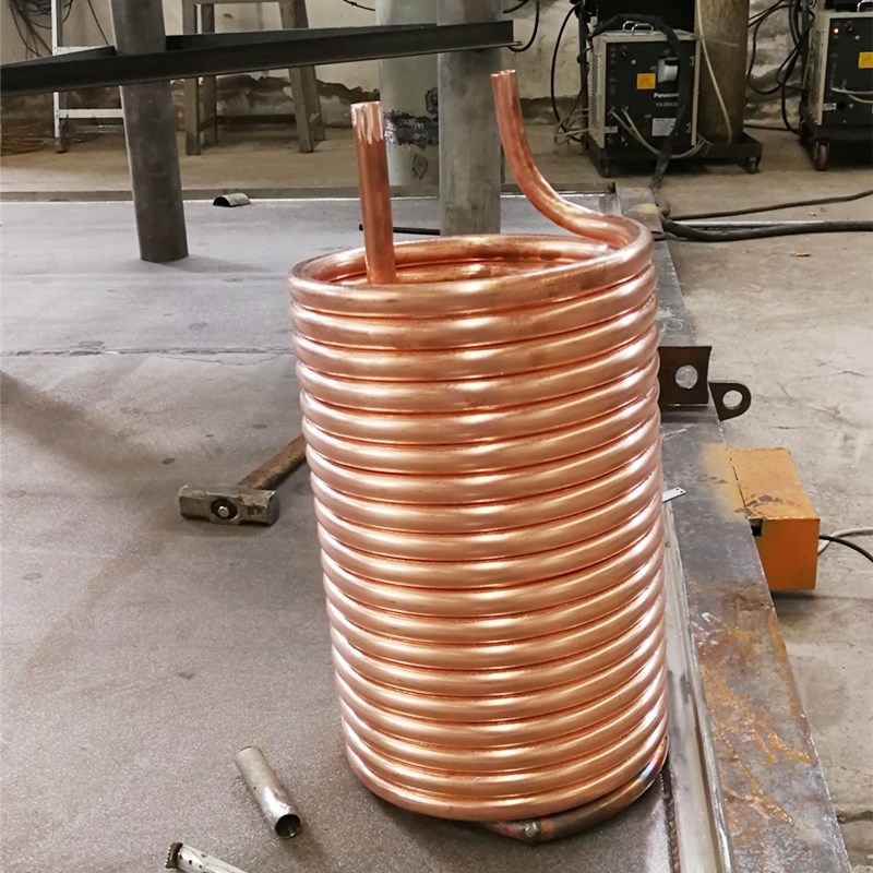 紫铜螺旋盘管*1mm螺旋管冷却循环水箱换热管铜管换热器