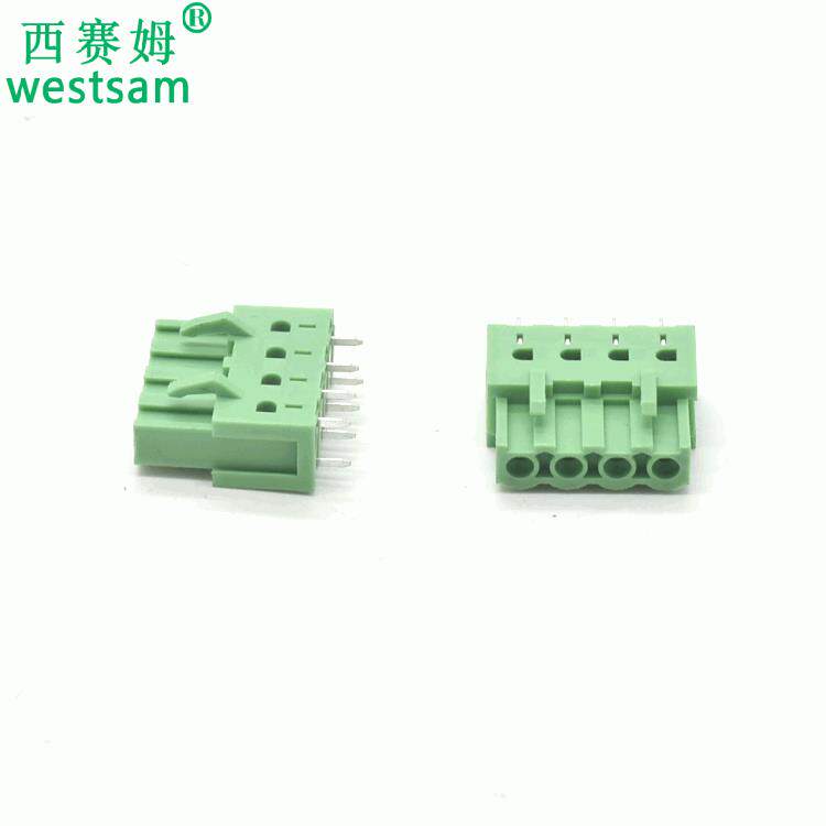 台湾町洋2ESDCV-04P插头带针直插式板板快速连接-插拔式端子