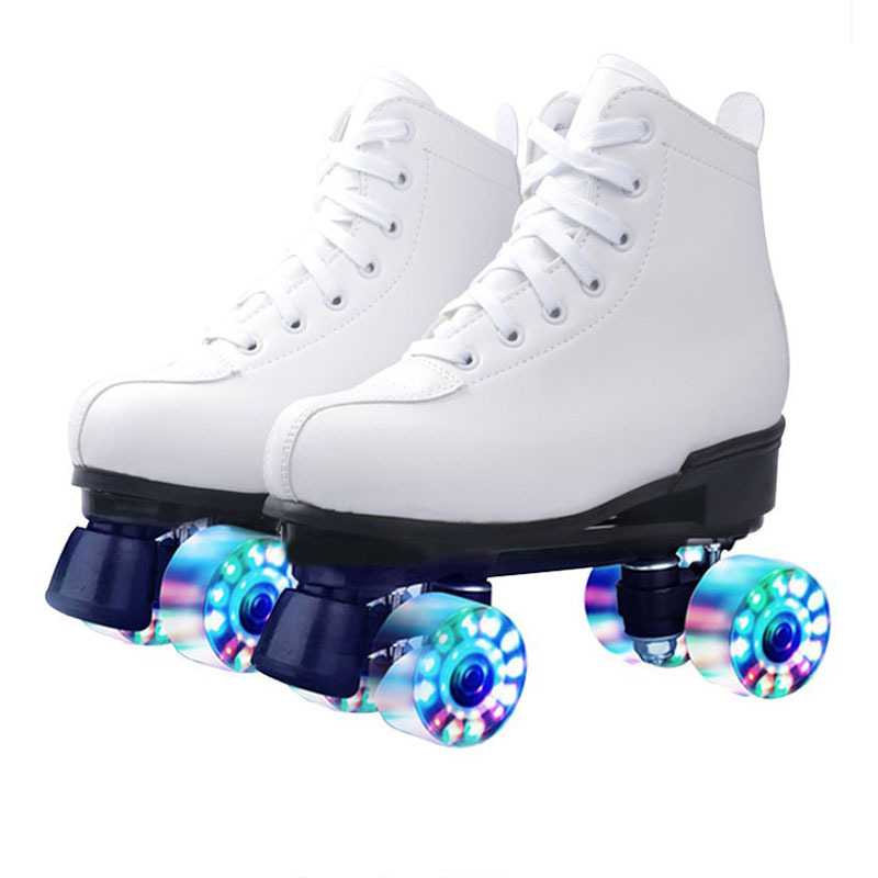 溜冰鞋成人双排轮滑鞋成年四轮滑冰鞋儿童全套装初学者男女旱冰鞋