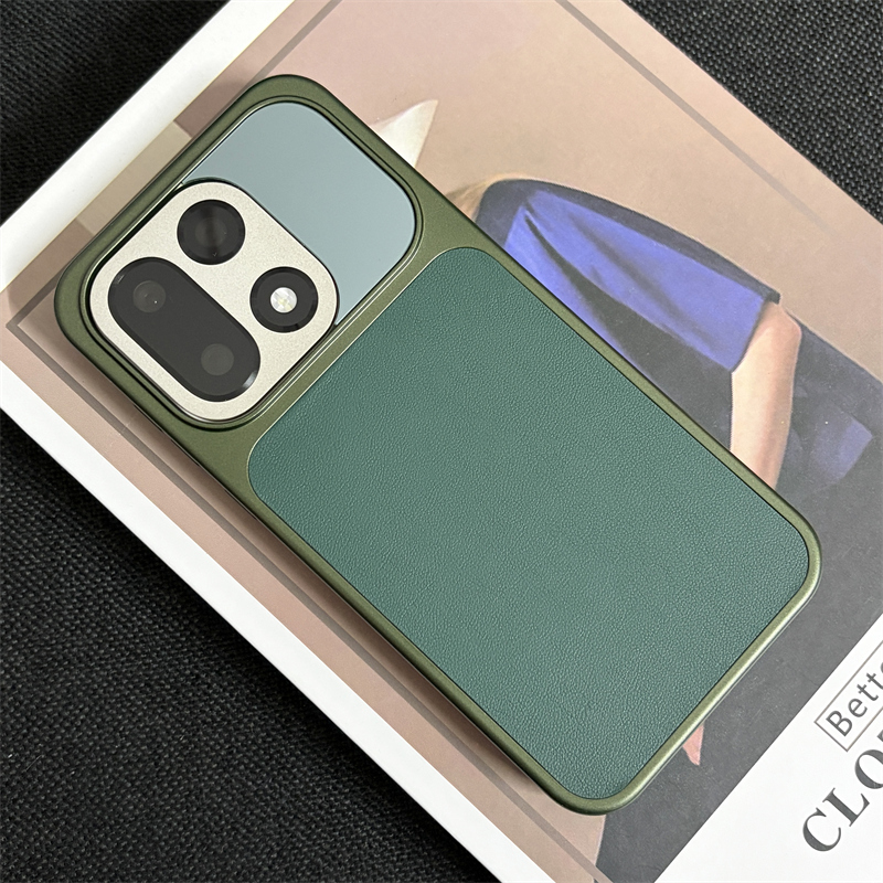 【高品质素皮】适用一加15手机壳新款轻奢磁吸充电oneplus15镜头大孔肤感磨砂硬壳1+15高级感超薄保护套女男