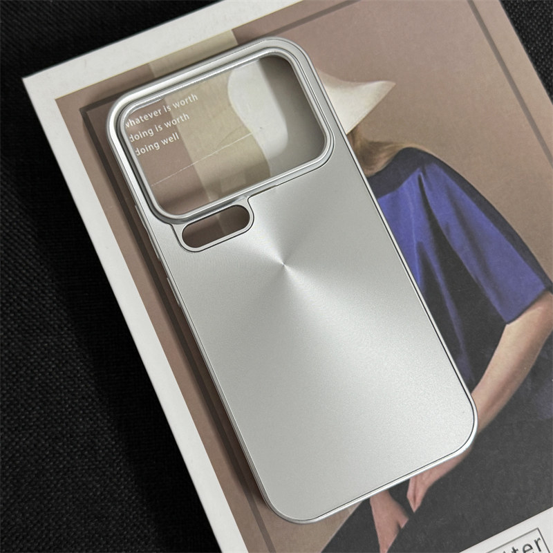 适用小米17ProMax手机壳新款磨砂银色15ultra至尊版镭射极光14pro镜头精孔por全包防摔简约轻奢高级感保护套