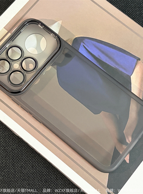 wzxf自带镜头膜适用红米K90ProMax手机壳新款透明黑色k80全包防摔u硅胶软壳k70pro简约高级感女男保护套情侣