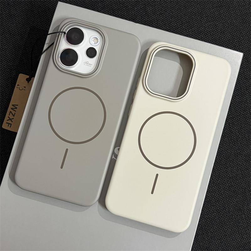 wzxf细圈磁吸适用oppoReno15pro手机壳新款reno14钛灰色reno13por磨砂高级感oppo商务奢华超薄硬壳简约保护套