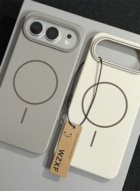 wzxf细圈磁吸适用荣耀500pro手机壳新款钛灰色大孔硬壳400pro磨砂肤感高级感por商务奢华超薄简约保护套男女