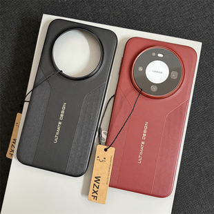 wzxf素皮国风适用华为Mate80手机壳新款红色新年Mate80Rs非凡大师ProMax大孔防摔Pro高级感保护套男女软边por