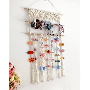 儿童发饰发夹壁挂墙上收纳架展示架女孩宝宝头饰皮筋发箍发卡首饰