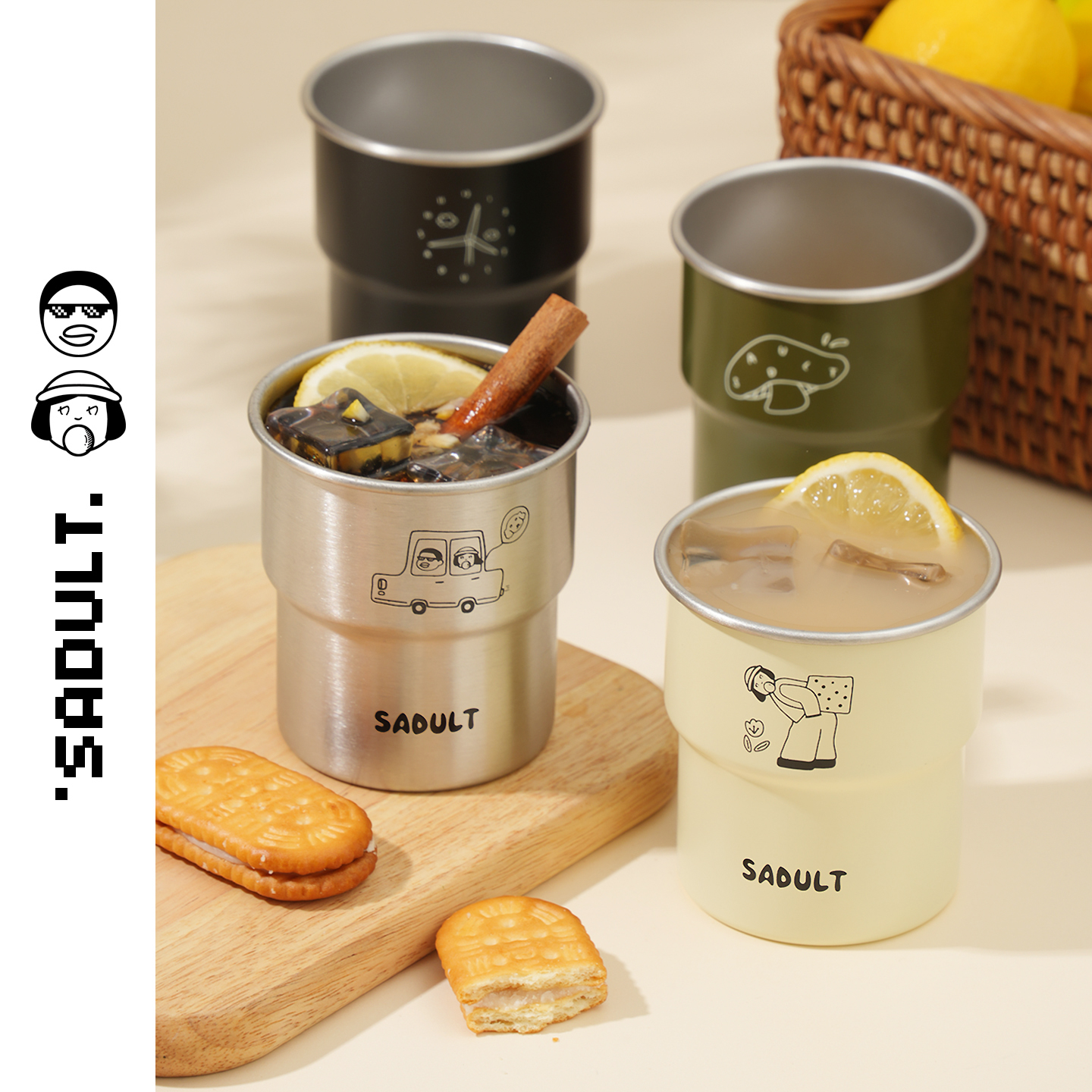 SADULT户外露营便携水杯咖啡杯