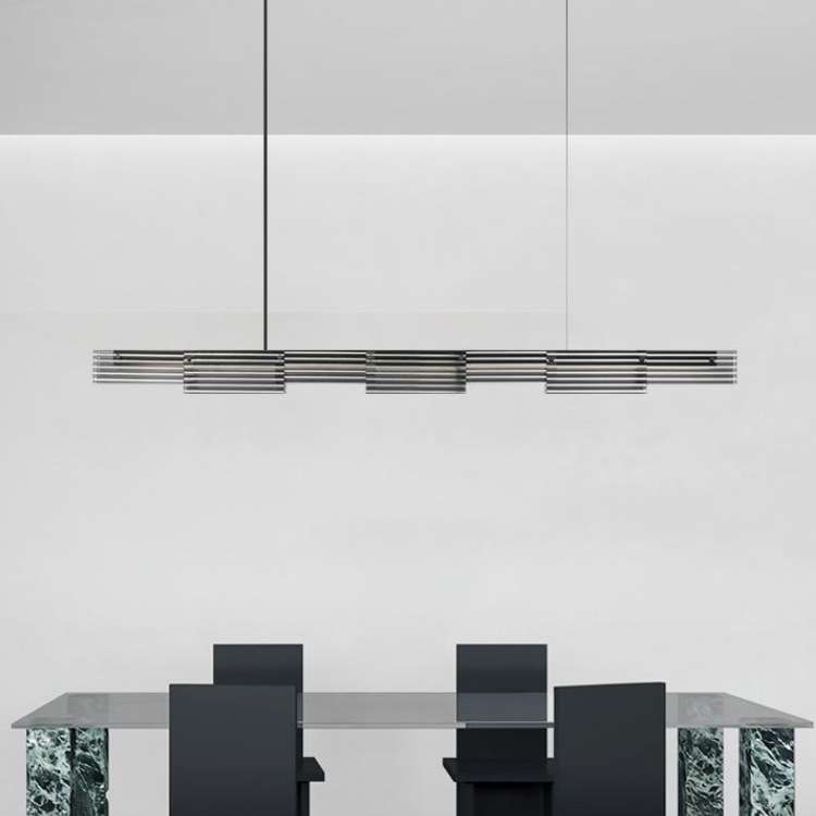 意式极简客厅吊灯 现代简约卧室灯 全光谱大气护眼玻璃店铺餐厅灯