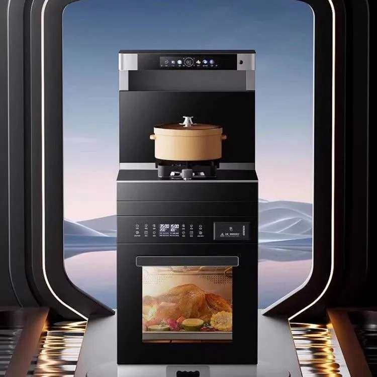 单灶集成灶公寓出租屋小户型一体灶蒸烤箱消毒柜电磁炉集成灶