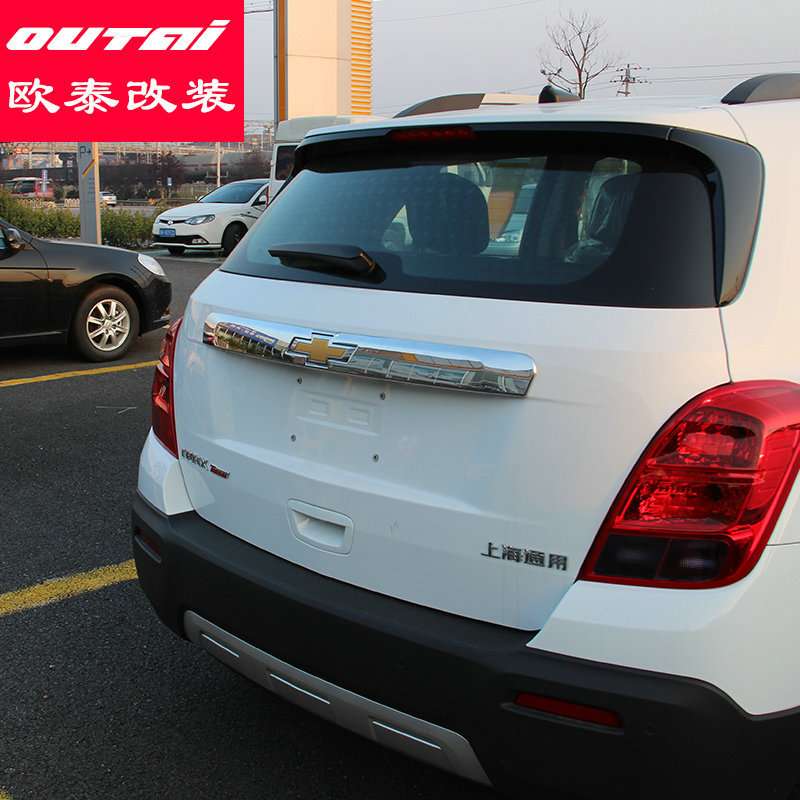 欧泰14-18款雪佛兰TRAX创酷改装后饰条后备箱装饰条改装后杠亮条