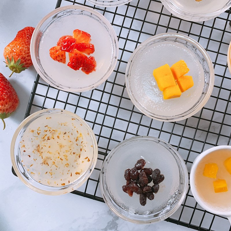 钵仔糕模具陶瓷玻璃钵仔糕碗粉材料摆摊碗仔P糕钵子糕模具10个