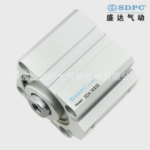 【盛达】SDA50薄型气缸、方形气缸: SDA50X5～SDA50X100