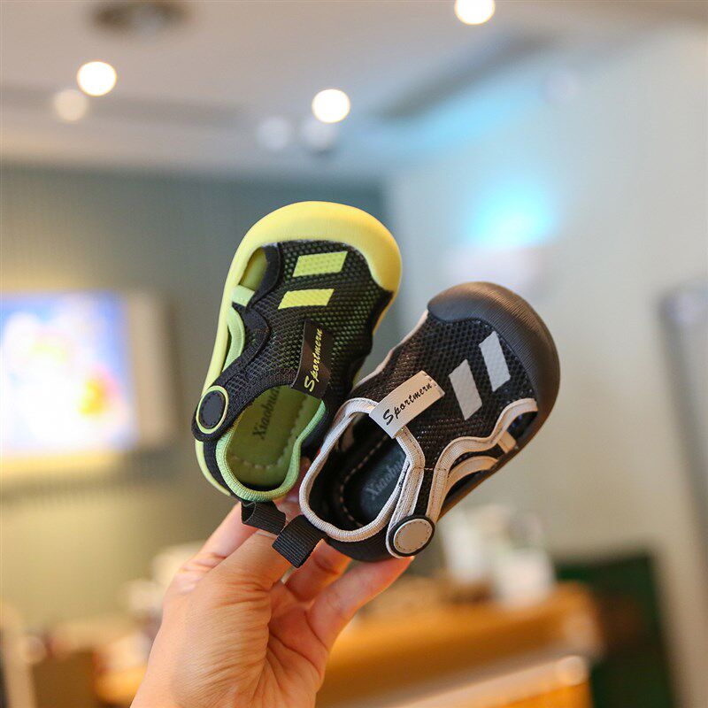 婴儿鞋子宝宝凉鞋男宝学步鞋1x-2一3岁女宝透气网鞋夏季新款小童