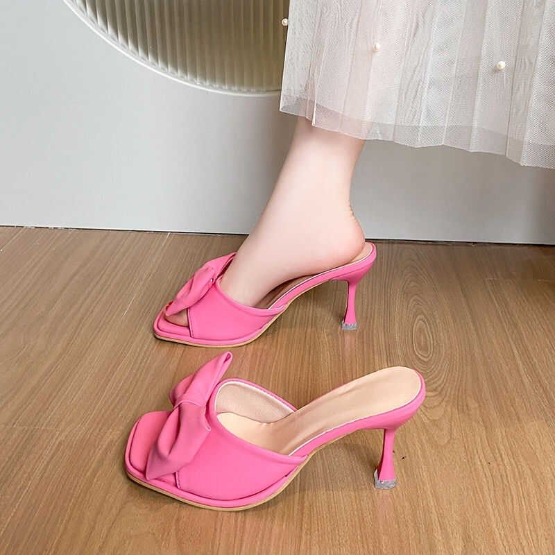 大码凉鞋a女41一43宽胖脚女鞋夏季2024新款凉拖外穿拖鞋细跟高跟,女鞋,一字拖,淘宝优惠券,粉丝福利购,淘宝优惠卷