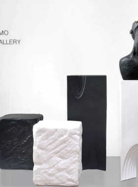 人像雕塑落地展台服n装店橱窗装饰摆台增高摆设台几何底座模特地