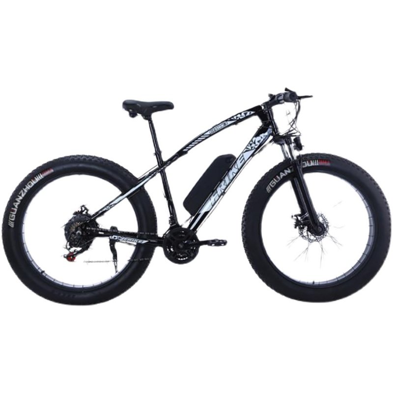 电动山地自行车助力锂x电雪地车一体轮变速沙滩单车