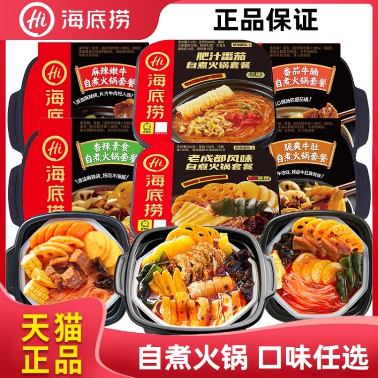 海底捞自热火锅小火锅麻辣嫩牛牛肚番茄牛腩懒人宿舍方便自煮火锅
