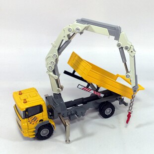 随车吊合模车i车车载吊模工程车金型成品汽车仿真玩具车