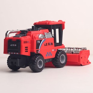 男孩大工联合g收玩机割具车儿童农场号程车宝宝模型小麦农夫车玩