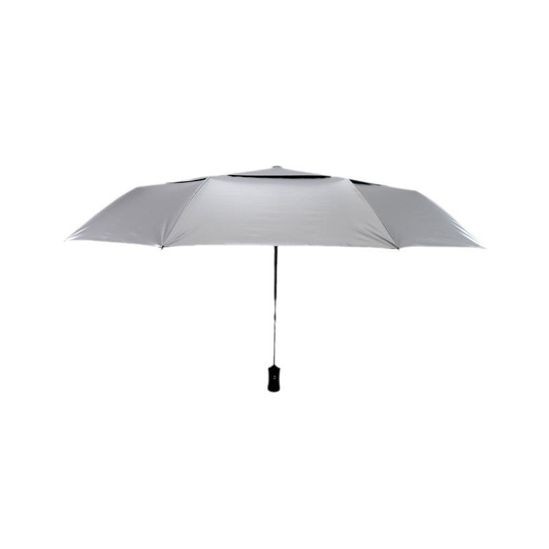 自动双层钛银防晒伞线超轻迷你便携小巧五折太阳伞女UPF50+