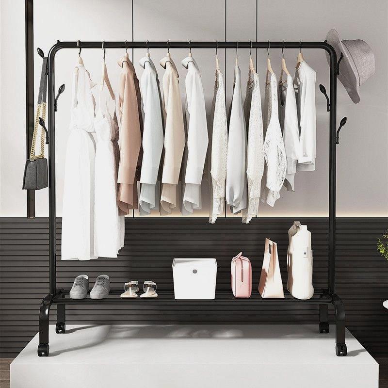 晾衣架室内落地家用折叠室内衣帽架宿舍简易阳台收纳凉晒衣服架子