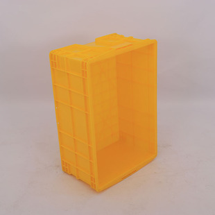 高整理箱 黄色塑料箱子 黄色575 250仓储密封箱 可码