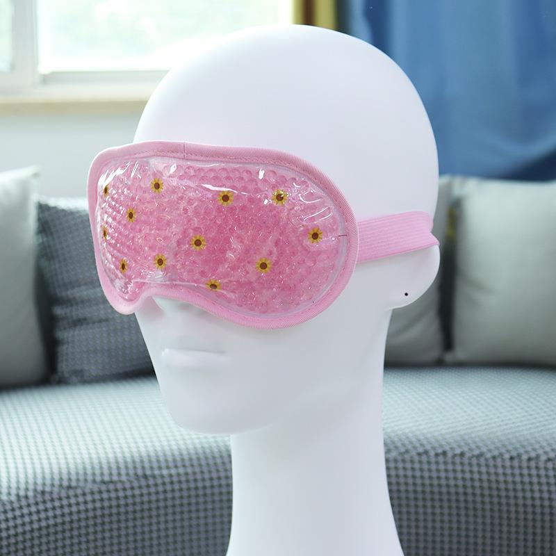 个性可爱卡通睡眠冰敷眼罩女男遮光透气棉冰袋冰敷热敷睡觉护眼罩