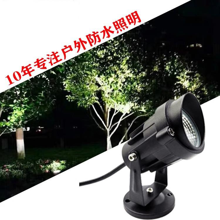 led照树灯投光小射灯户外防水景观灯绿化草坪插地灯庭院门牌园林