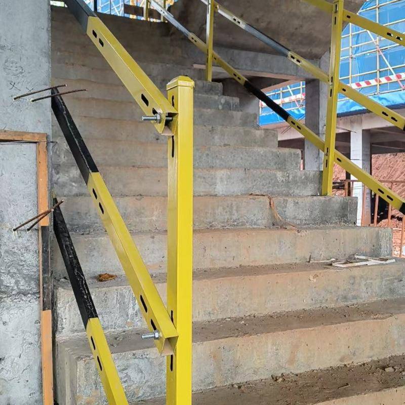 临边防护栏杆定型化建筑工地楼梯扶手安全防护立杆工地伸缩扶手