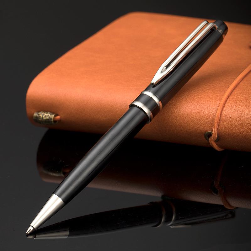 工厂金属旋转圆珠笔创意广告礼品中油原子笔酒店用笔印制LOGO