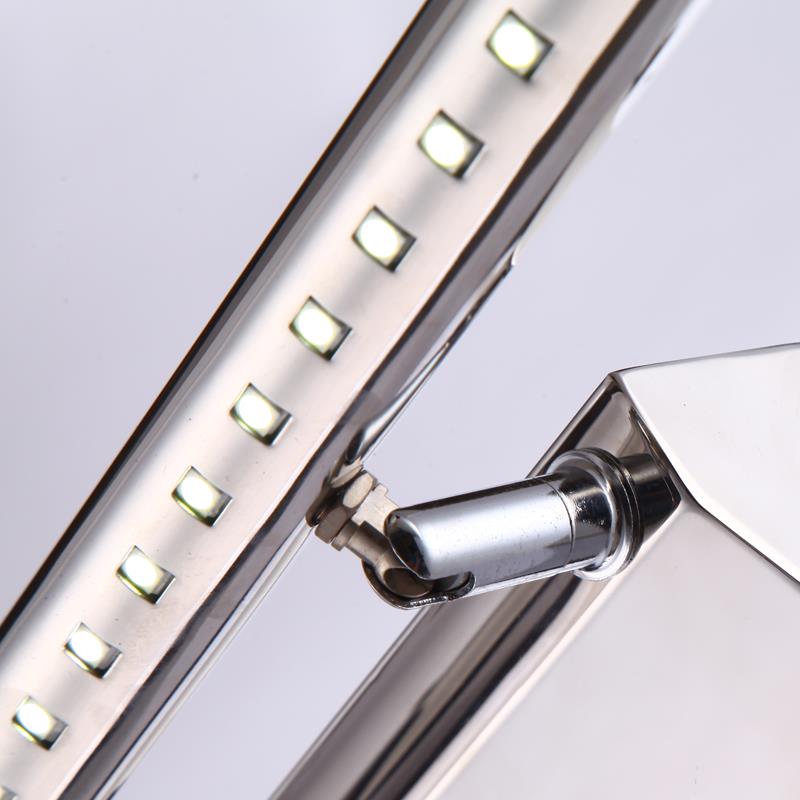 7T不锈钢led镜前灯防雾壁灯镜柜欧式化妆灯卫生间浴室简约现代镜