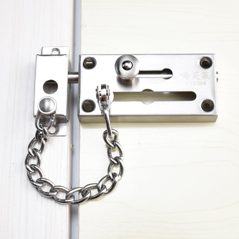 不锈钢防盗链安全链锁链安全链扣门窗户锁扣反锁链条防盗门链门扣