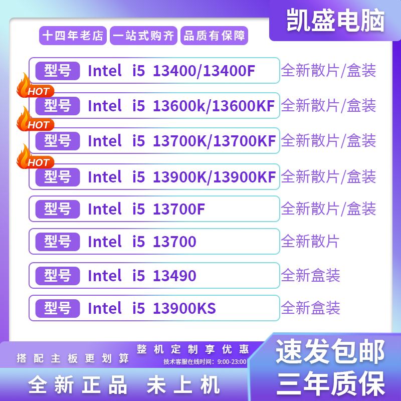 U5 245KF/K/I5 14600KF/K/U7 265KF/K/14700KF /i9 14900KF/K CPU