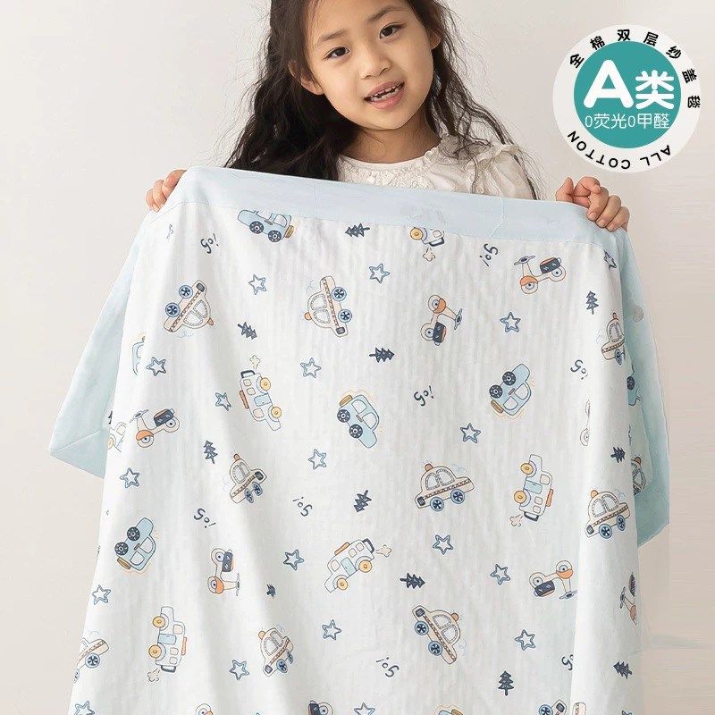 婴儿纱布盖毯毛巾被四层宝宝y棉纱毯子空调被儿童夏季薄小毯子,床上用品,休闲毯/毛毯/绒毯,淘宝优惠券,粉丝福利购,淘宝优惠卷