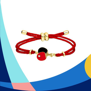 孙颖莎头乒乓球手链 亚洲杯周边手绳孚德体育纪念品 莎莎同款