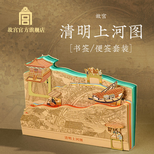 故宫官方店丨清明上河图书签