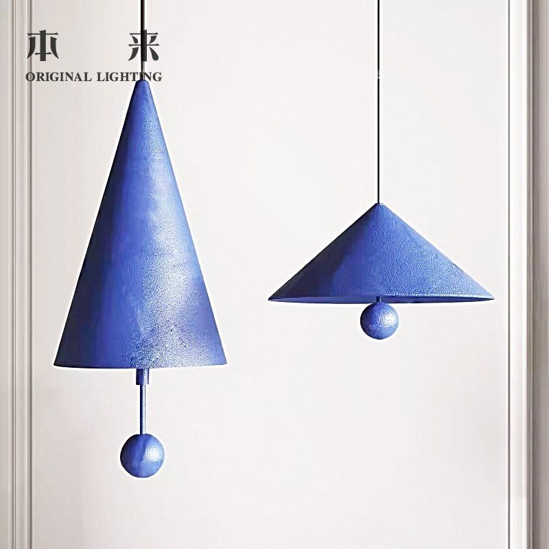 北欧创意卧室儿童房床头灯现代克莱因蓝咖啡厅设计师雨伞餐厅吊灯,家装灯饰光源,餐厅吊灯,淘宝优惠券,粉丝福利购,淘宝优惠卷