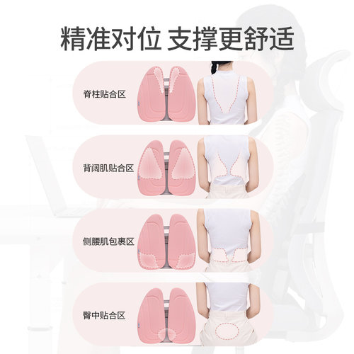 佳奥人体工学靠垫办公室护腰靠背垫护腰椅子靠垫久坐腰垫座椅腰靠