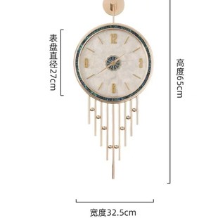 创意静音钟表 新款 客厅挂钟轻奢时尚 家用玄关装 饰挂墙时钟现代个性