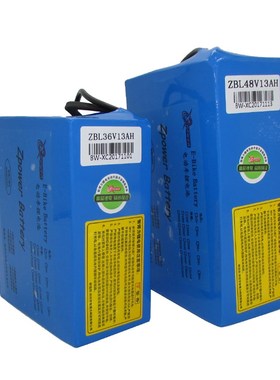 电动车锂电池单车改装挂包电池自行改装车电车用锂电池3Z6V48V